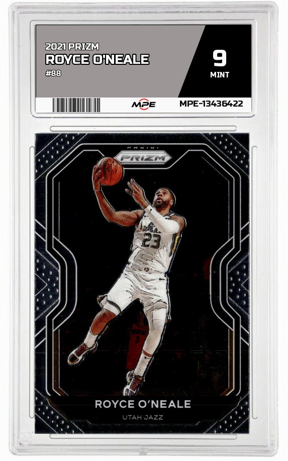 2021 PRIZM #88 ROYCE O'NEALE MPE 9 MINT — graded card up for auction