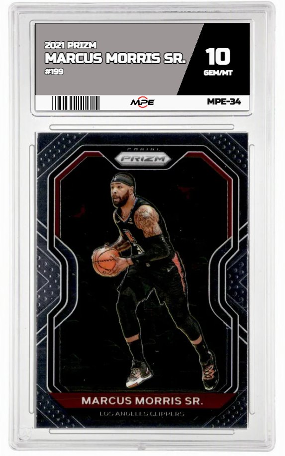 2021 PRIZM #199 MARCUS MORRIS SR. MPE 10 GEM/MT — graded card up for auction