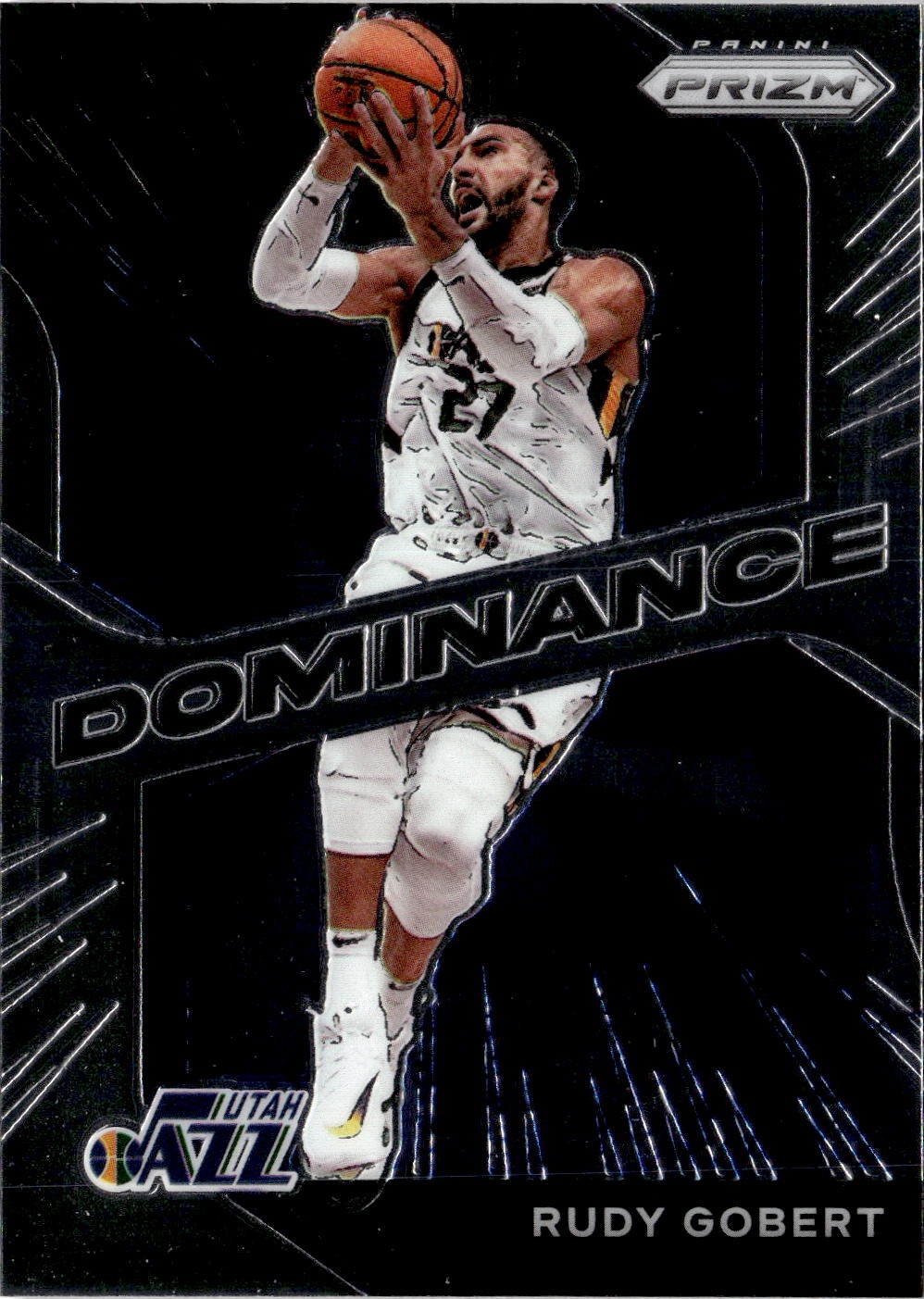 2021 Prizm Rudy Gobert graded slab