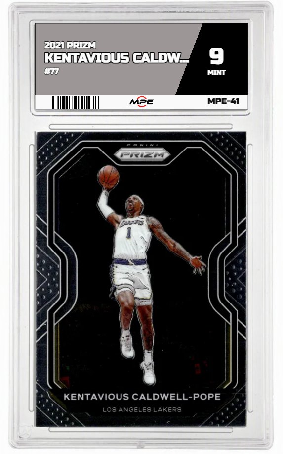 2021 PRIZM #77 KENTAVIOUS CALDWELL-POPE MPE 9 MINT — graded card up for auction
