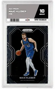 2021 PRIZM #186 MAXI KLEBER MPE 10 GEM/MT — graded card up for auction