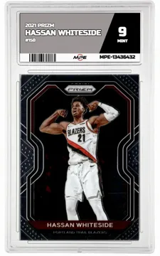 2021 PRIZM #158 HASSAN WHITESIDE MPE 9 MINT — graded card up for auction