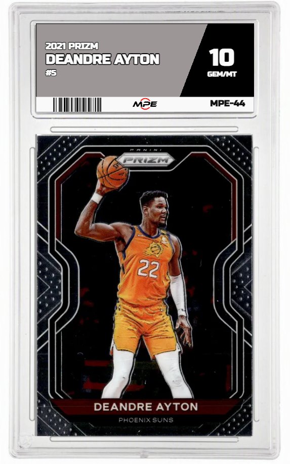 2021 PRIZM #5 DEANDRE AYTON MPE 10 GEM/MT — graded card up for auction