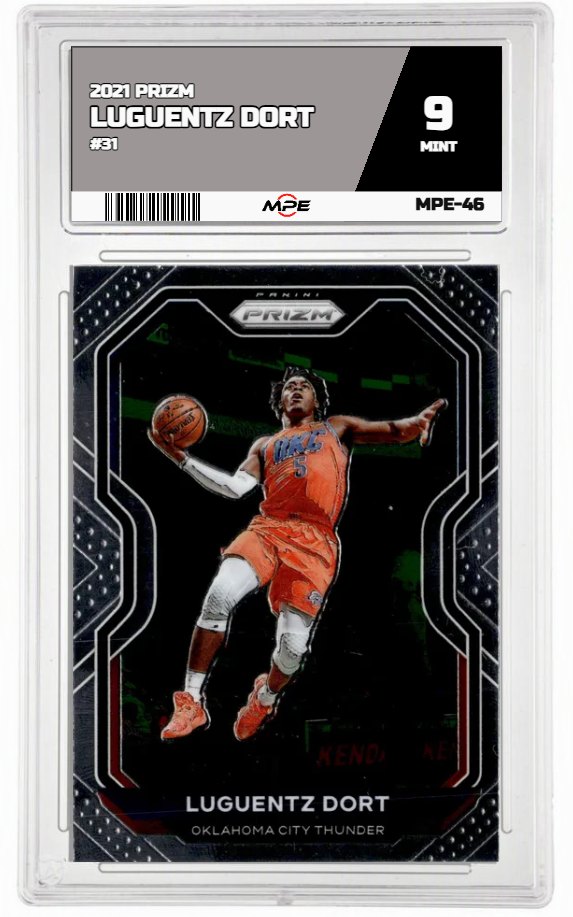 2021 PRIZM #31 LUGUENTZ DORT MPE 9 MINT — graded card up for auction