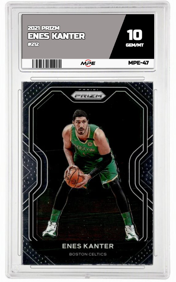 2021 PRIZM #212 ENES KANTER MPE 10 GEM/MT — graded card up for auction