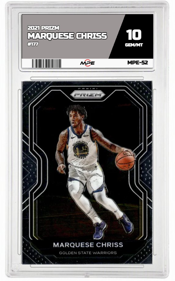 2021 PRIZM #177 MARQUESE CHRISS MPE 10 GEM/MT — graded card up for auction