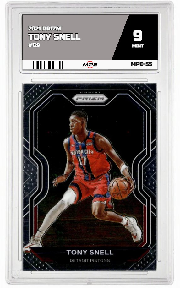 2021 PRIZM #129 TONY SNELL MPE 9 MINT — graded card up for auction
