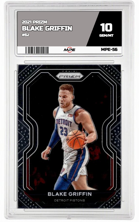 2021 PRIZM #62 BLAKE GRIFFIN MPE 10 GEM/MT — graded card up for auction