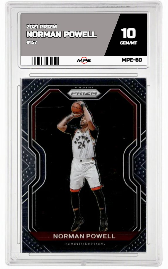 2021 PRIZM #157 NORMAN POWELL MPE 10 GEM/MT — graded card up for auction