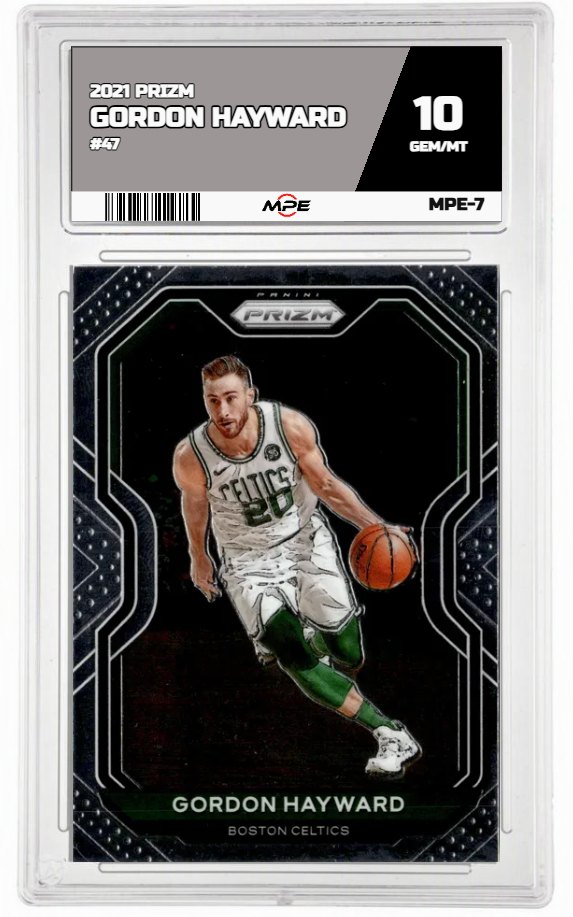 2021 PRIZM #47 GORDON HAYWARD MPE 10 GEM/MT — graded card up for auction