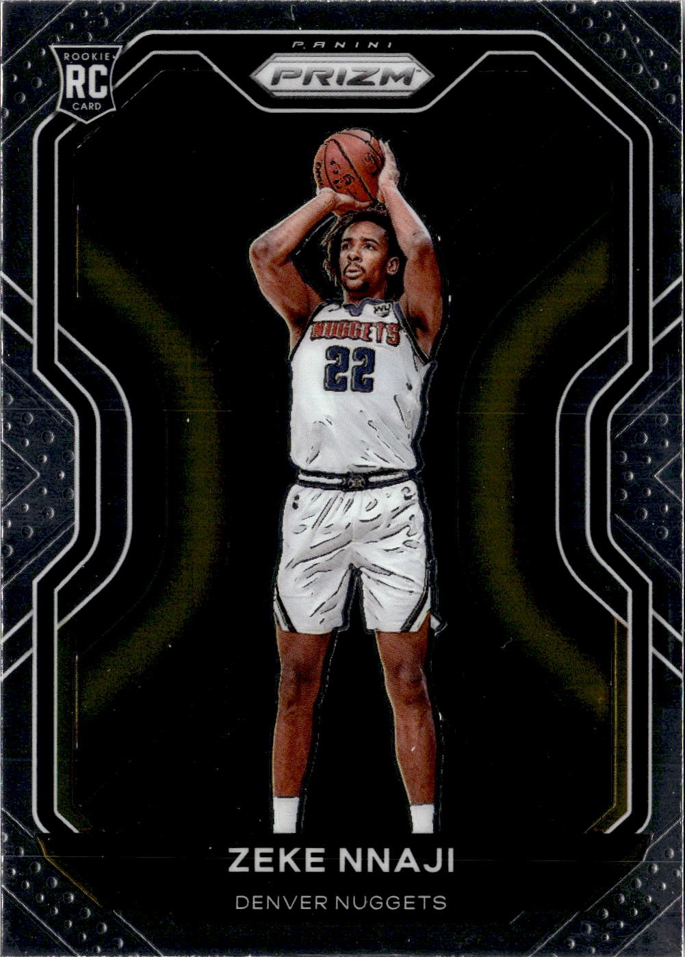2021 Prizm Zeke Nnaji graded slab