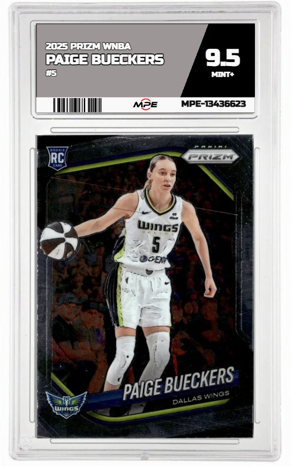2025 PRIZM WNBA #5 PAIGE BUECKERS MPE 9.5 MINT+ — graded card up for auction