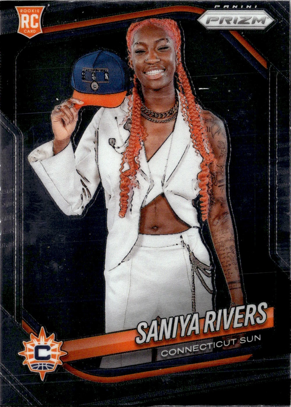 2025 Prizm Wnba Saniya Rivers graded slab