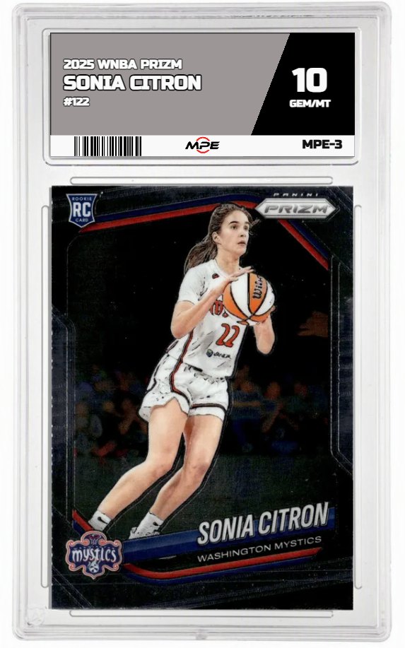 2025 PRIZM WNBA #122 SONIA CITRON MPE 10 GEM/MT — graded card up for auction