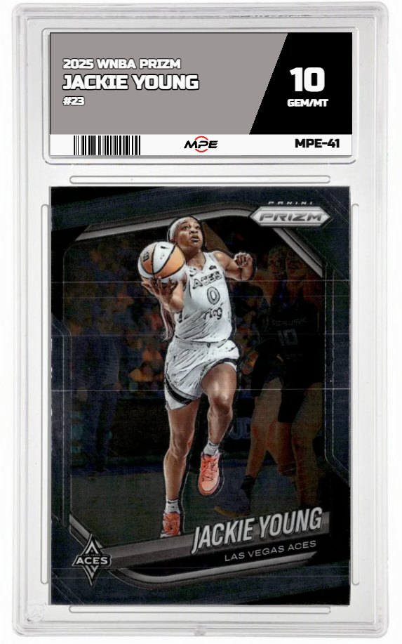 2025 PRIZM WNBA #23 JACKIE YOUNG MPE 10 GEM/MT — graded card up for auction