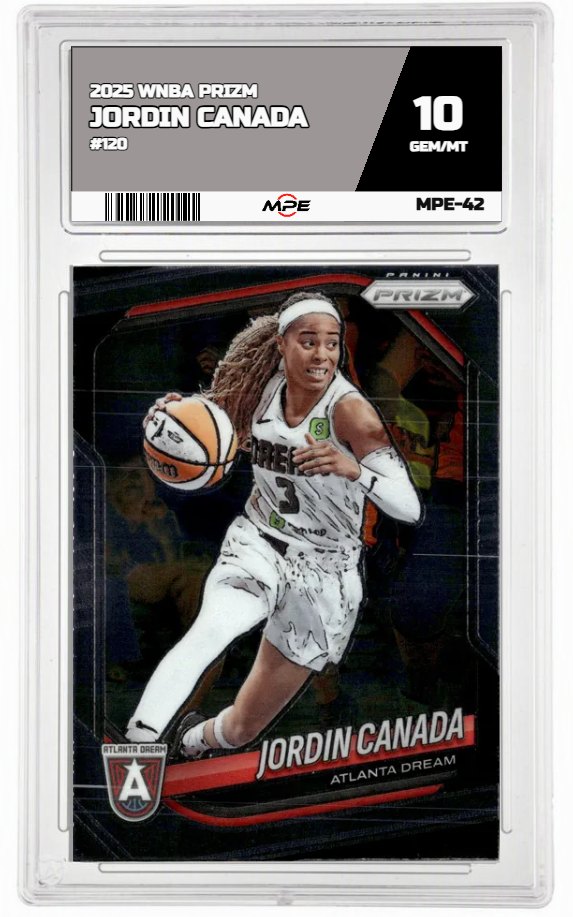 2025 PRIZM WNBA #120 JORDIN CANADA MPE 10 GEM/MT — graded card up for auction