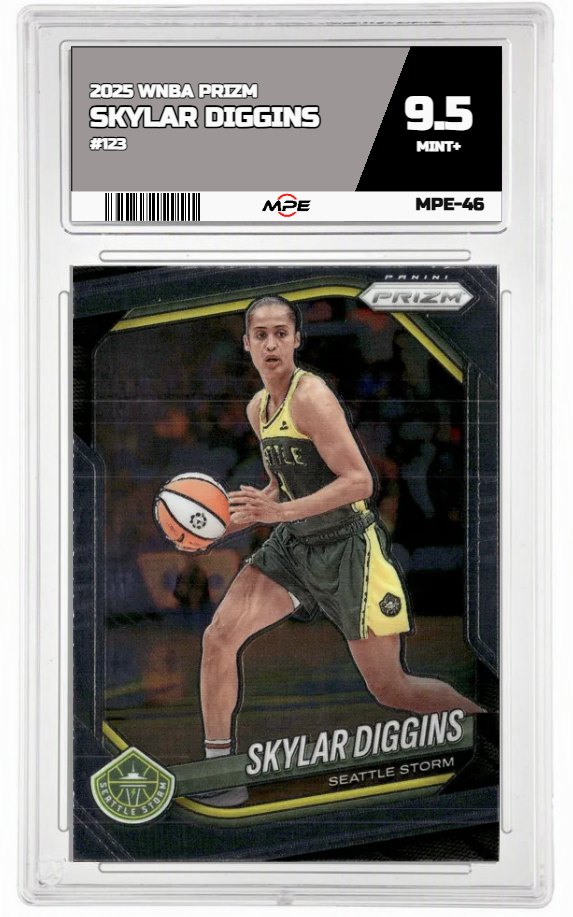 2025 PRIZM WNBA #123 SKYLAR DIGGINS MPE 9.5 MINT+ — graded card up for auction