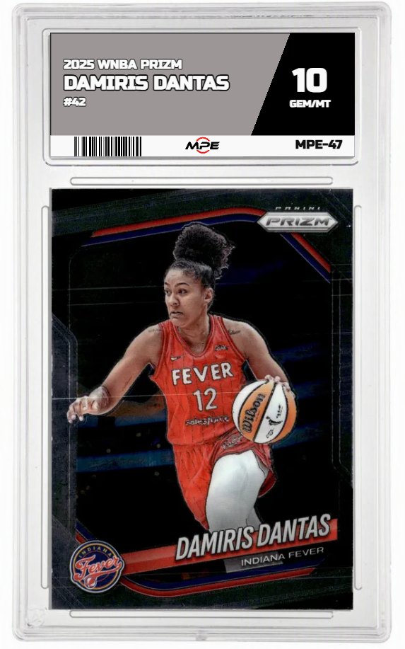2025 PRIZM WNBA #42 DAMIRIS DANTAS MPE 10 GEM/MT — graded card up for auction