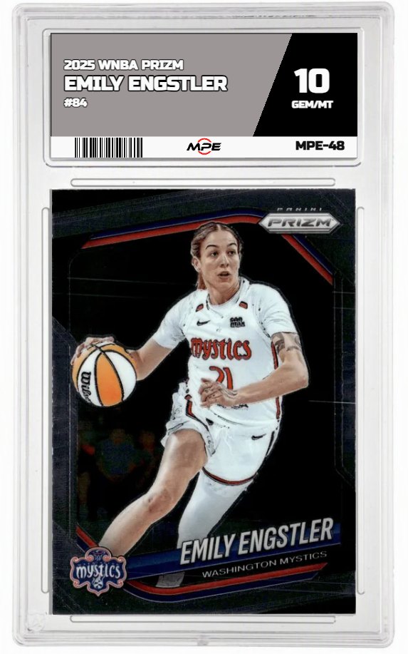 2025 PRIZM WNBA #84 EMILY ENGSTLER MPE 10 GEM/MT — graded card up for auction