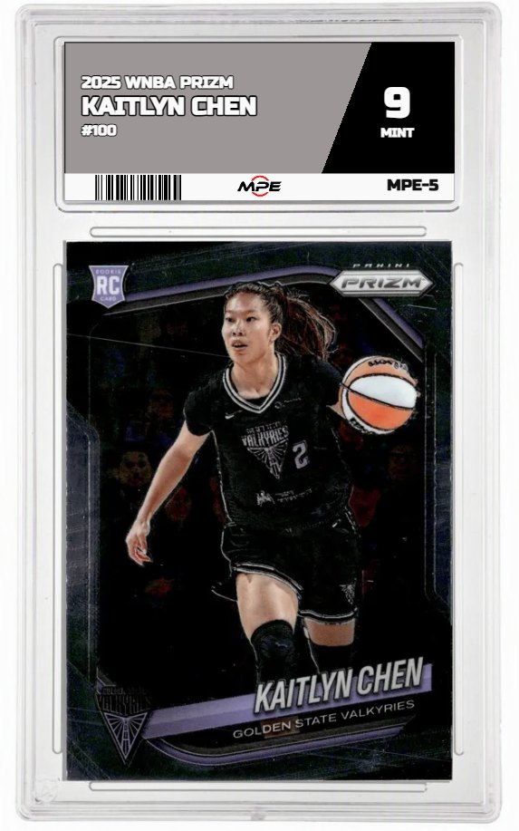2025 PRIZM WNBA #100 KAITLYN CHEN MPE 9 MINT — graded card up for auction