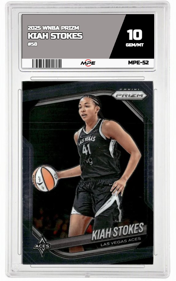 2025 PRIZM WNBA #58 KIAH STOKES MPE 10 GEM/MT — graded card up for auction
