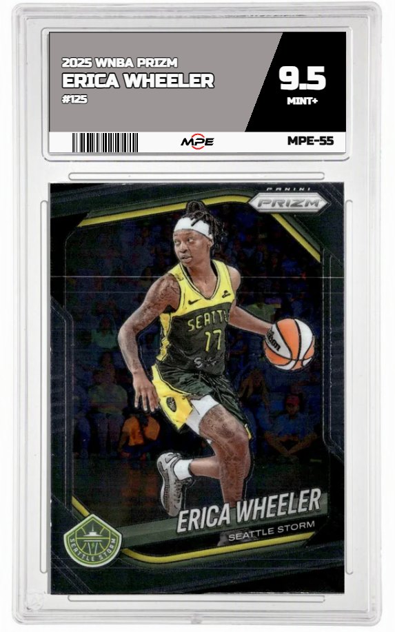 2025 PRIZM WNBA #125 ERICA WHEELER MPE 9.5 MINT+ — graded card up for auction