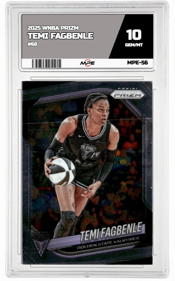 2025 PRIZM WNBA #68 TEMI FAGBENLE MPE 10 GEM/MT — graded card up for auction