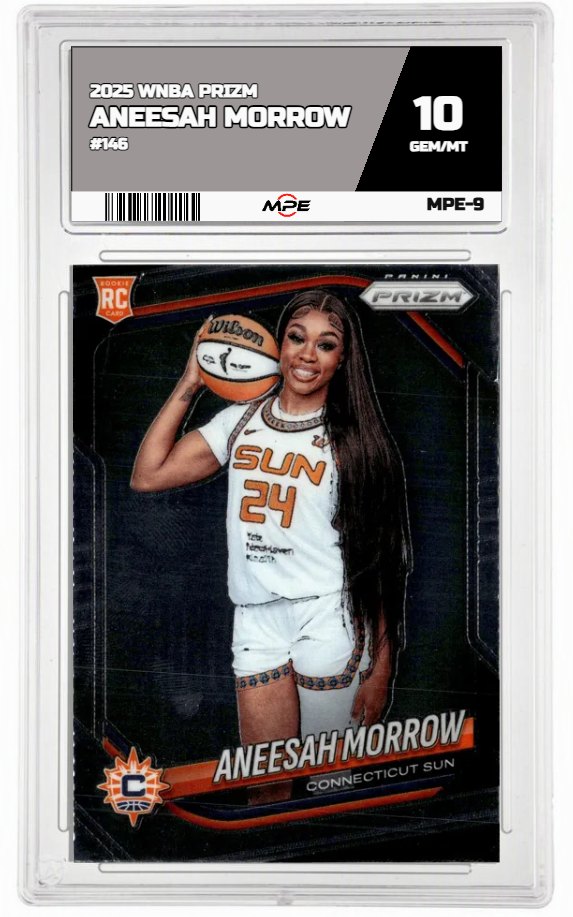 2025 PRIZM WNBA #146 ANEESAH MORROW MPE 10 GEM/MT — graded card up for auction