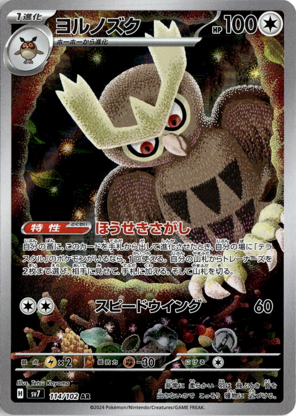 2024 Pokemon Noctowl graded slab