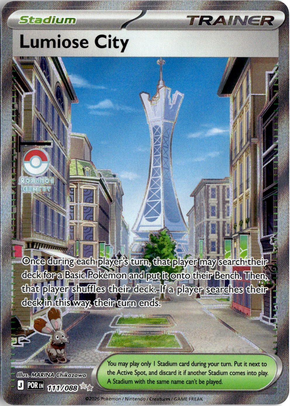 Lumiose City graded slab