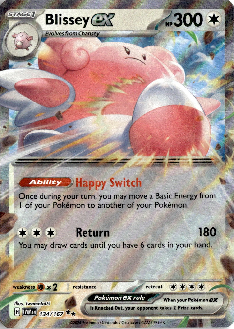 Blissey Ex graded slab