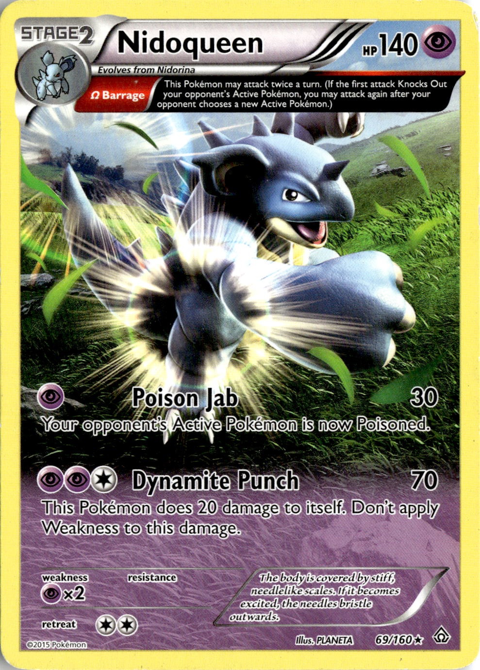2015 Pokemon Nidoqueen graded slab