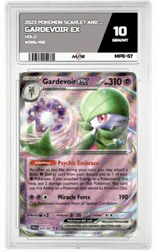 2023 POKEMON HOLO #086/198 GARDEVOIR EX MPE 10 GEM/MT — graded card up for auction