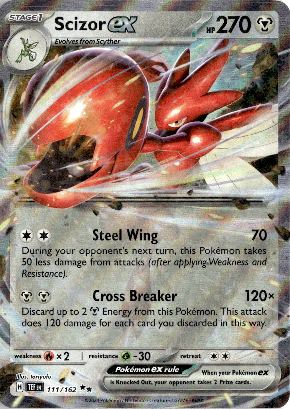 Scizor EX graded slab