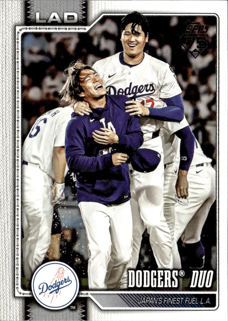 2026 Topps Yamamoto/ Ohtani graded slab