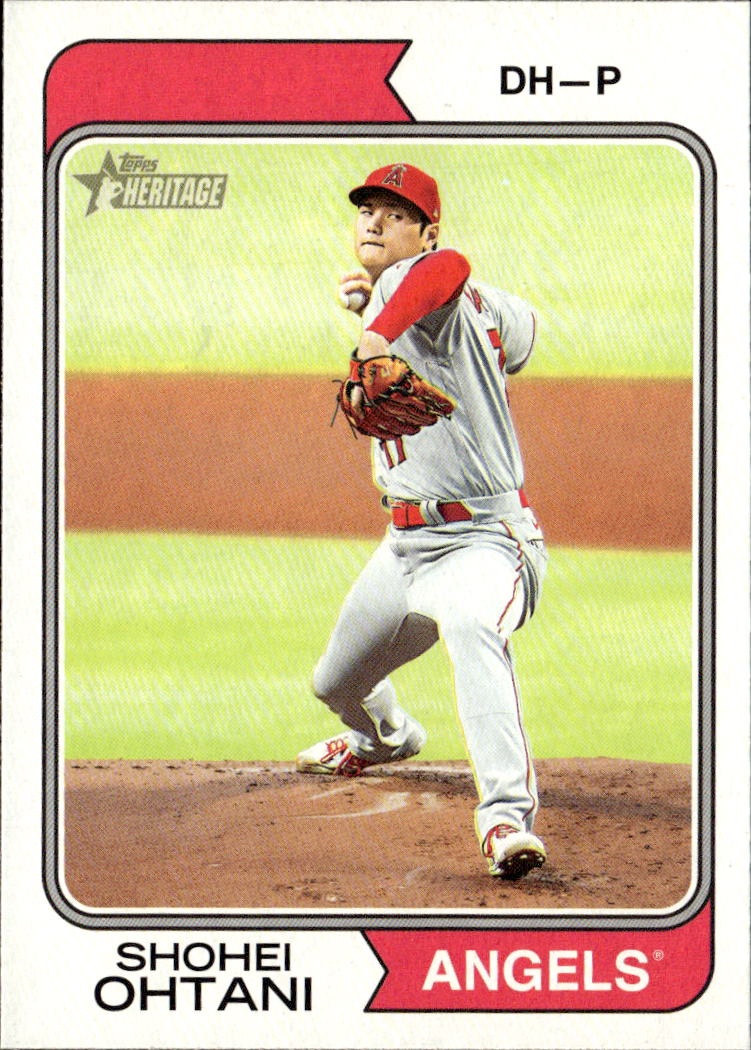2023 Topps Heritage Shohei Ohtani graded slab