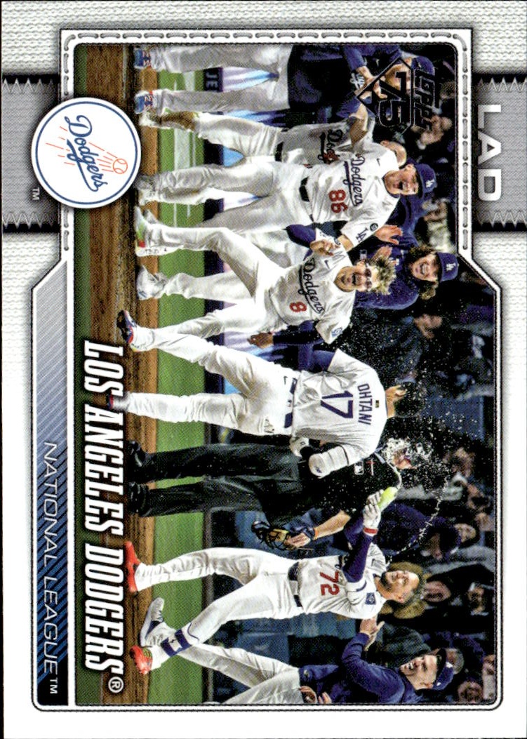 2026 Topps Los Angeles Dodgers graded slab