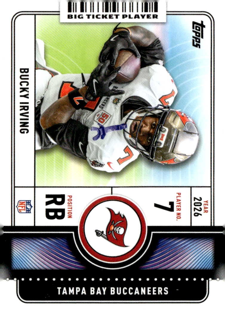 2026 Topps Bucky Irving graded slab