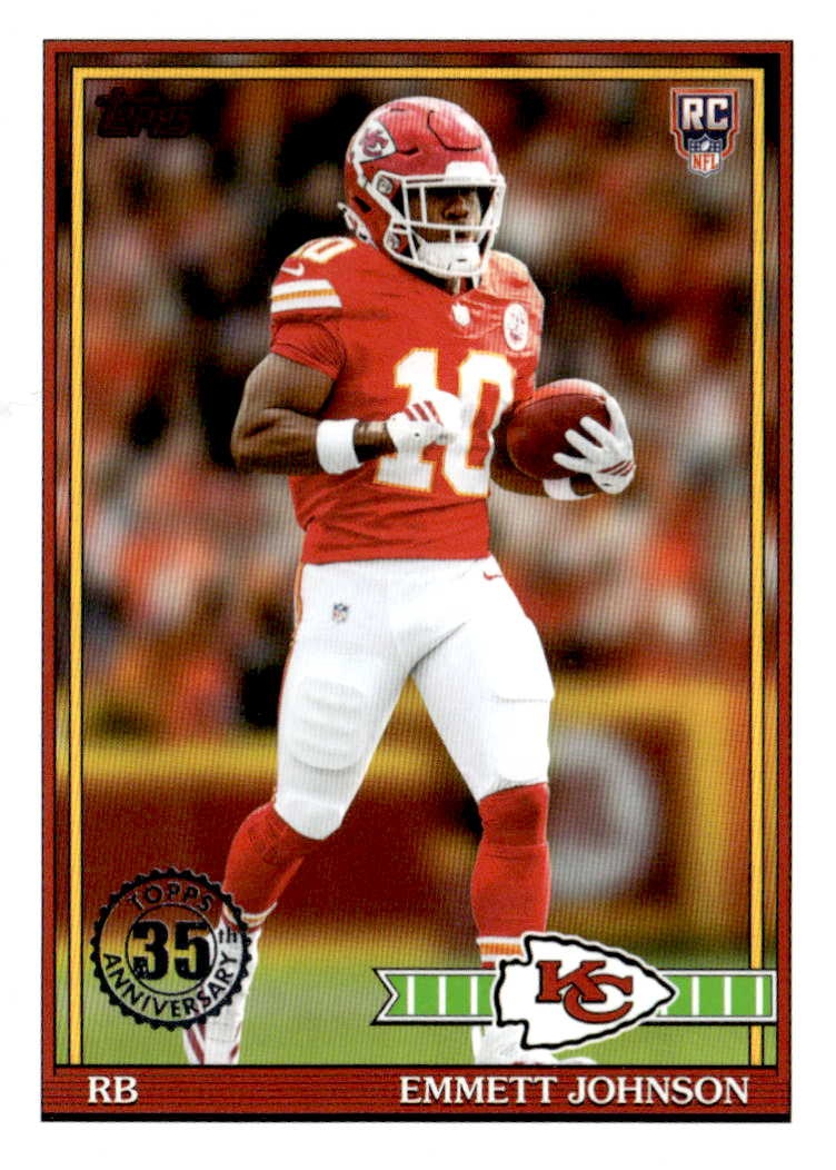 2026 Topps Emmett Johnson graded slab