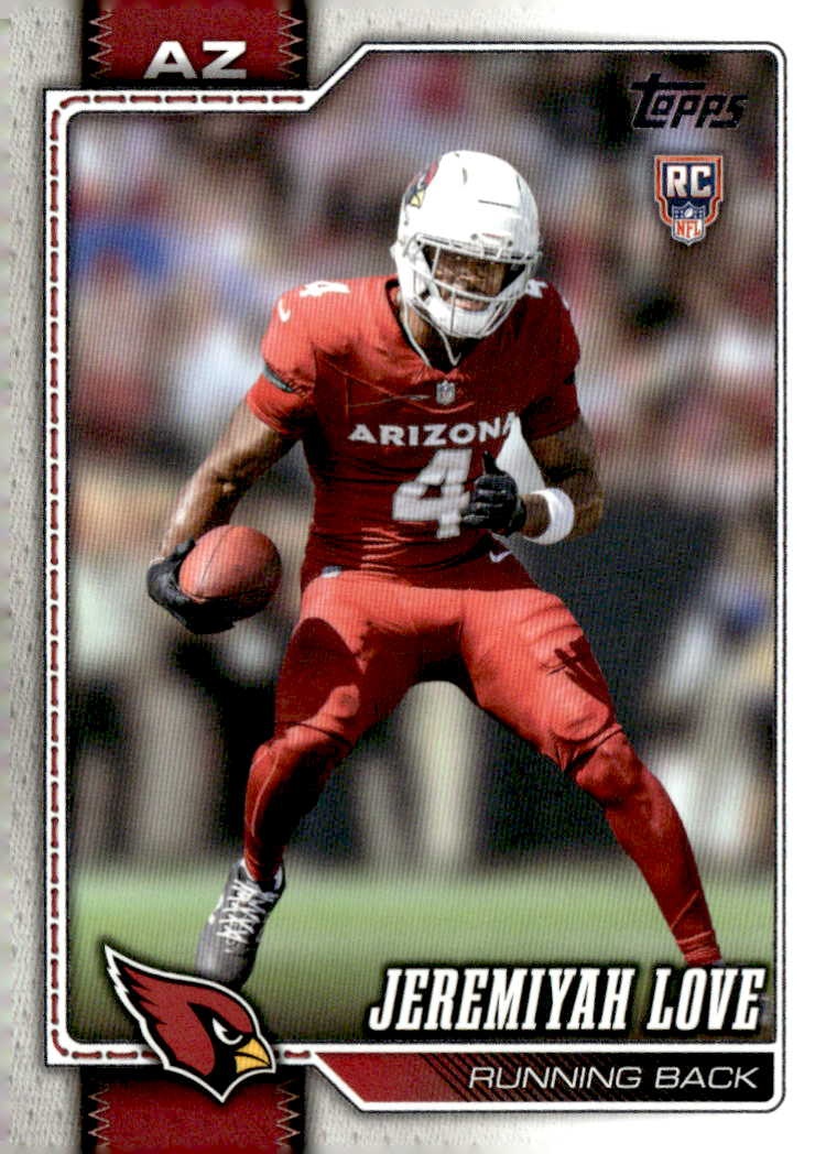 2026 Topps Jeremiyah Love graded slab