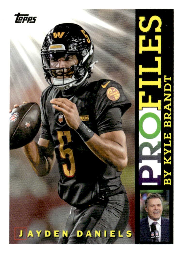 2026 Topps Jayden Daniels graded slab