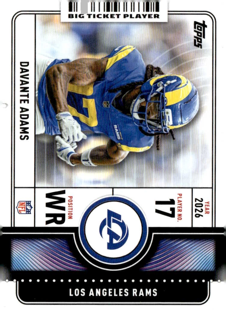 2026 Topps Davante Adams graded slab