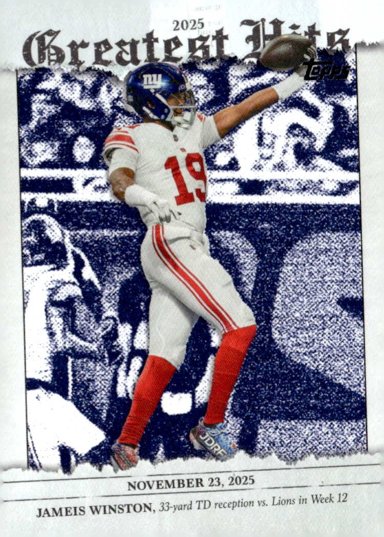 2026 Topps Jameis Winston graded slab