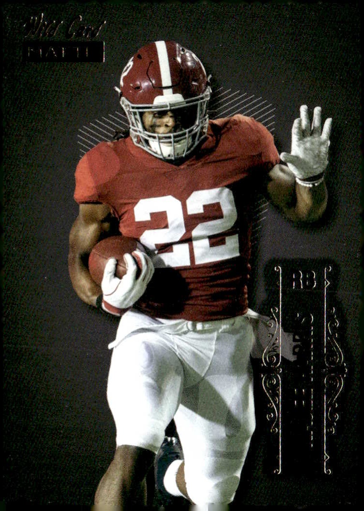 2021 Wild Card Matte Najee Harris graded slab