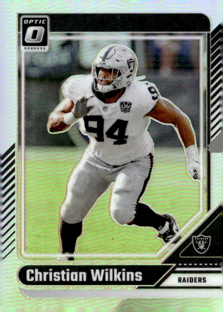 2024 Donruss Optic Christian Wilkins graded slab