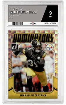 2024 DONRUSS DOMINATORS #10 MINKAH FITZPATRICK MPE 9 MINT — graded card up for auction