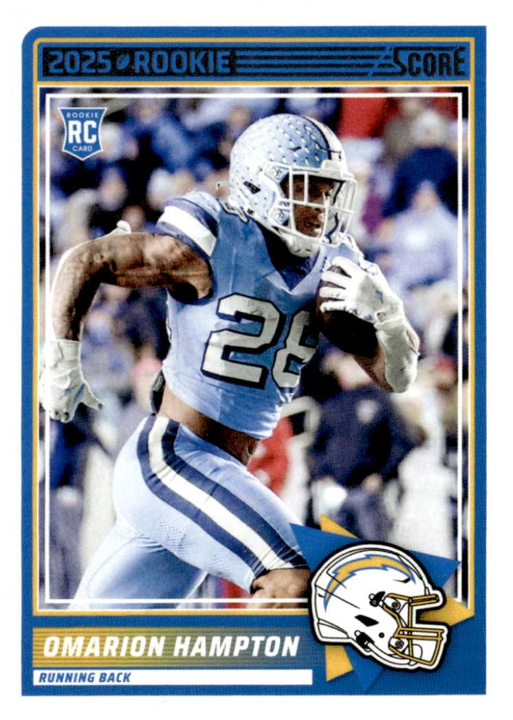 2025 Score Omarion Hampton graded slab