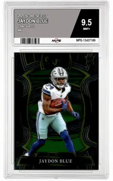 2025 SCORE SELECT CONCOURSE #96 JAYDON BLUE MPE 9.5 MINT+ — graded card up for auction