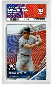 2026 TOPPS CHROME RIVALS AWAY #RVA-10 GRAIG NETTLES MPE 10 GEM/MT — graded card up for auction