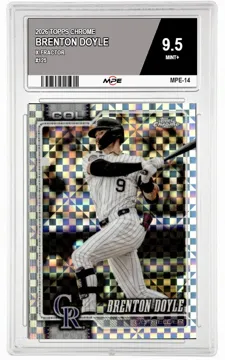 2026 TOPPS CHROME X-Fractor #125 BRENTON DOYLE MPE 9.5 MINT+ — graded card up for auction